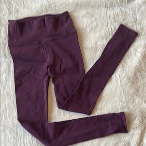 Lululemon Athletica Purple Leggings High Waist Seamless